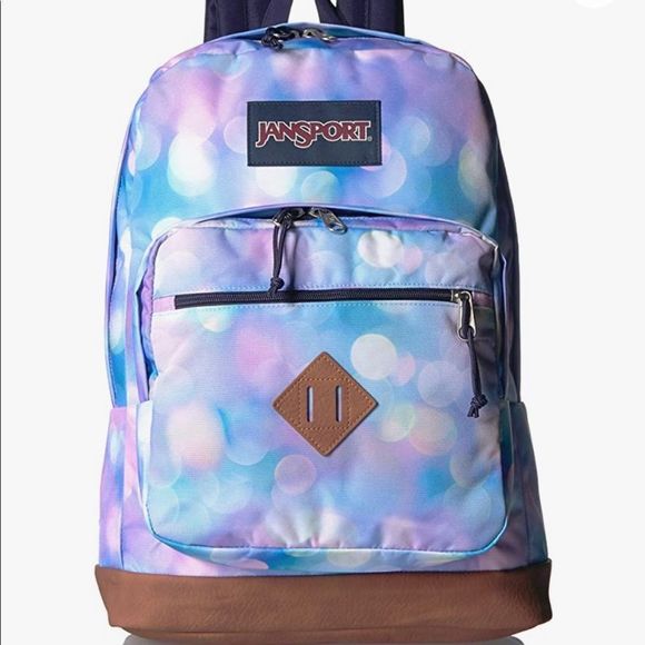 Jansport Bags Jansport City View Backpack 5 Laptop School Big Student Lights Blue Leather